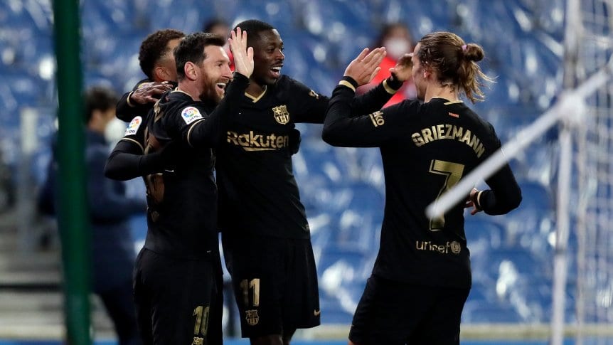 Con un Messi brillante goleó el Barcelona y sigue con aspiraciones