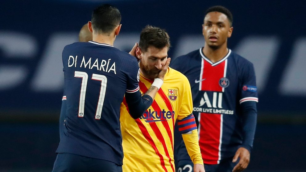 Ángel Di María renovó contrato con el PSG y ahora intentará convencer a Messi de sumarse en junio