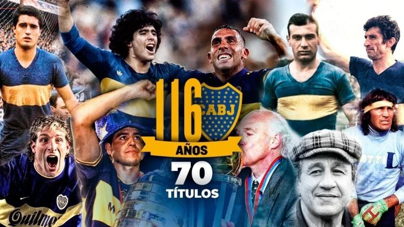 Boca celebra 116 años de vida