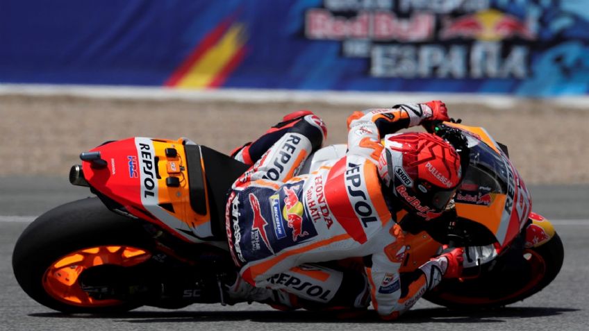 Marc Márquez regresó al Moto GP y se volvió a accidentar