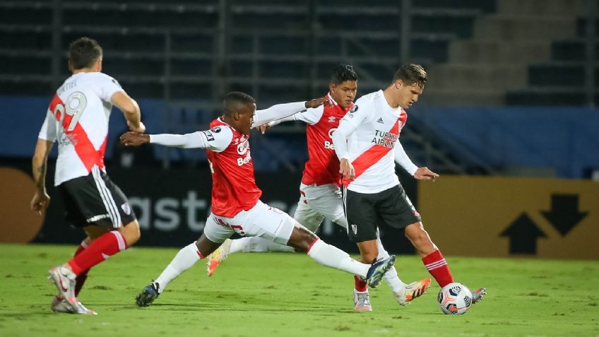 River mereció más pero no pudo con Independiente Santa Fe