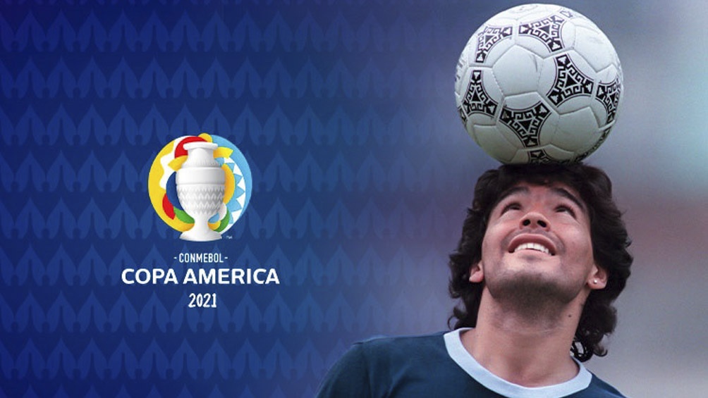 Video: el impresionante homenaje de la Conmebol para Diego Maradona