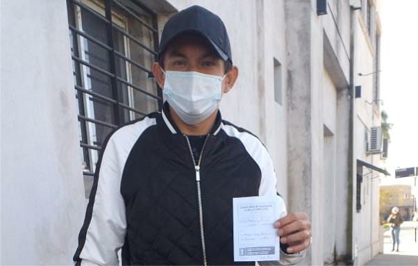 El Pulga Rodríguez recibió la vacuna contra el coronavirus