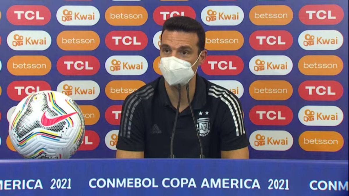 Scaloni: «El equipo dio ese plus de rabia»