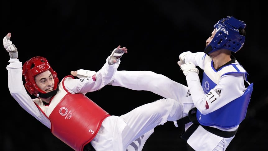 JJOO: Lucas Guzmán cayó en su pelea por el bronce en taekwondo