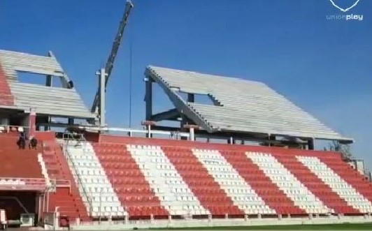 Unión mostró con un video, el avance de las obras en el «15 de abril»