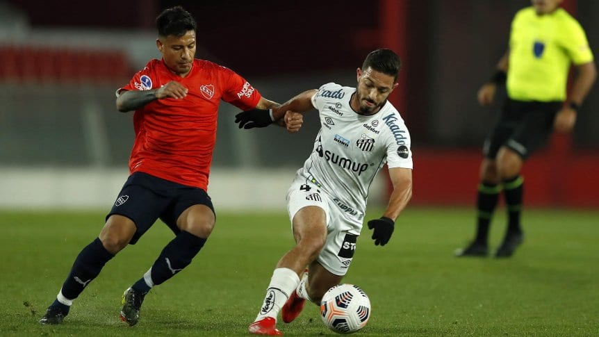 Independiente empató con Santos y se quedó afuera de la Sudamericana