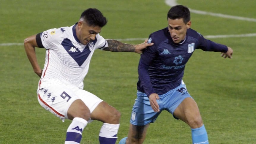 Vélez y Racing armaron un friccionado empate
