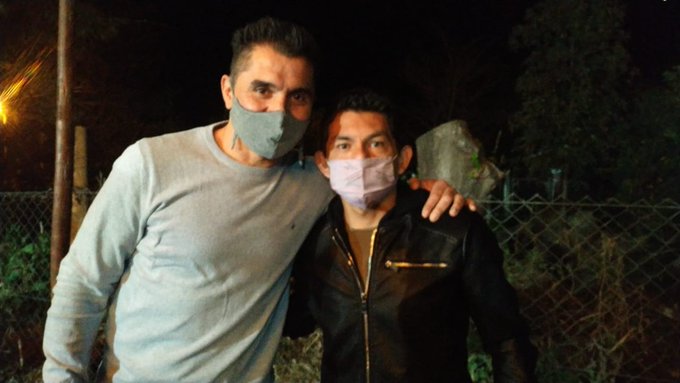 El Pulga anduvo por la zona y se fotografió con el Bichi: ¿Qué hacían?