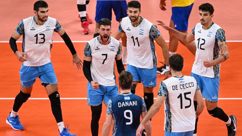 JJOO: Argentina venció a Brasil y ganó el bronce del vóley