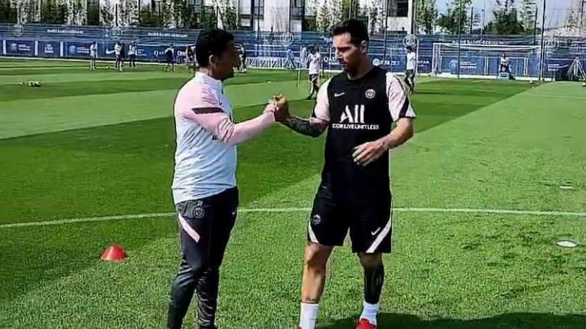 Leo Messi entrenó por primera vez con el PSG