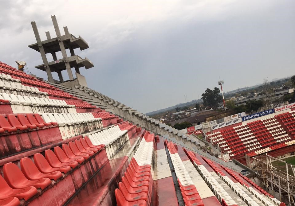 Unión mostró lo poco que falta para completar la Tribuna Sur