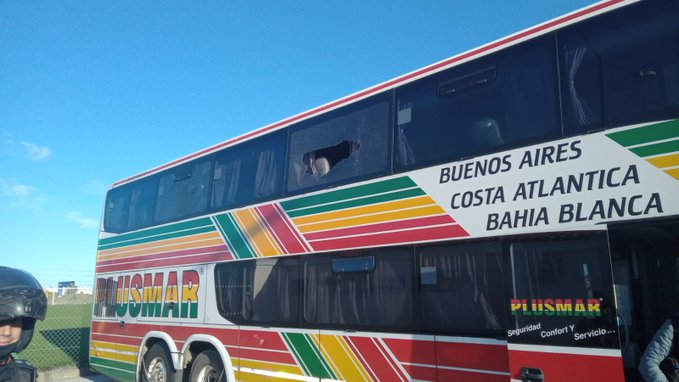 Grave: apedrearon el micro de Aldosivi tras la derrota ante Godoy Cruz