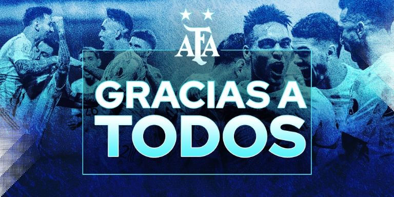 El mensaje de AFA: «El equipo de todos ustedes»