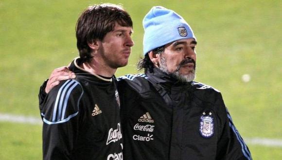 «Eterno Diego»: el homenaje de Messi a Maradona