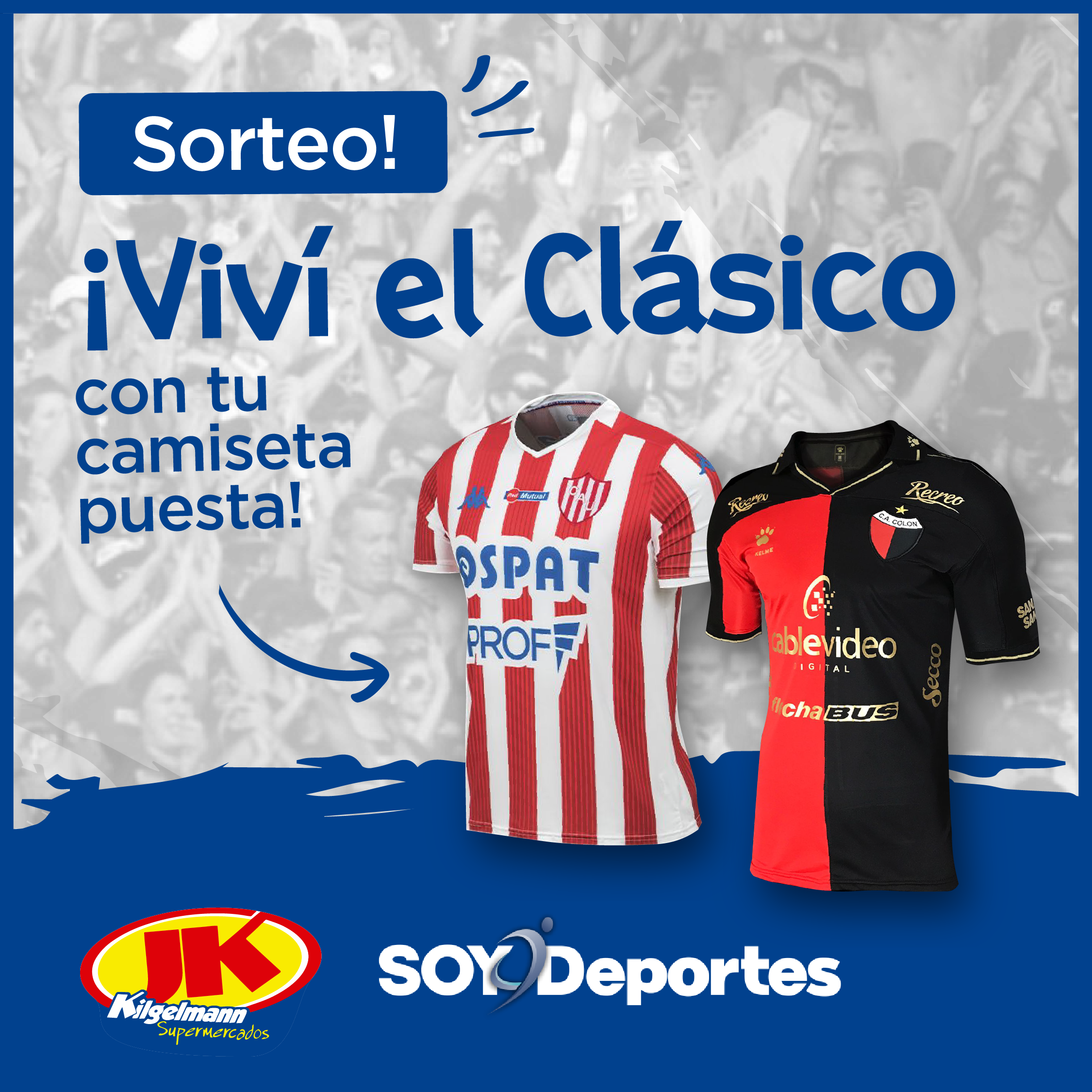 En la semana del duelo entre Unión y Colón, ganate la camiseta de tu equipo