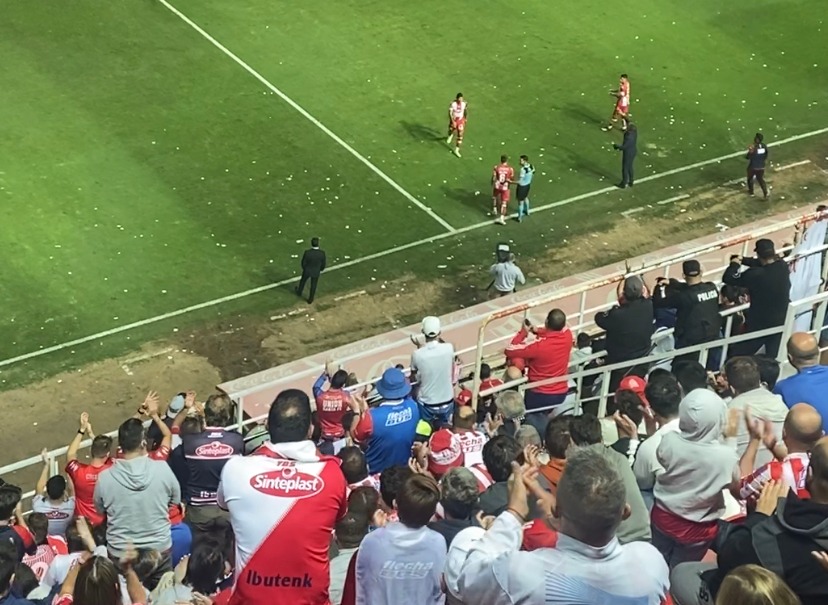 Video: Roldán volvió a jugar en el Tate y el hincha lo mimó