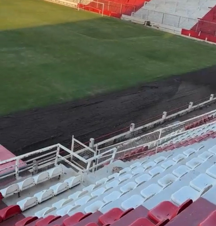 Video: ya sin la fosa, continúan reacondicionando el 15 de Abril