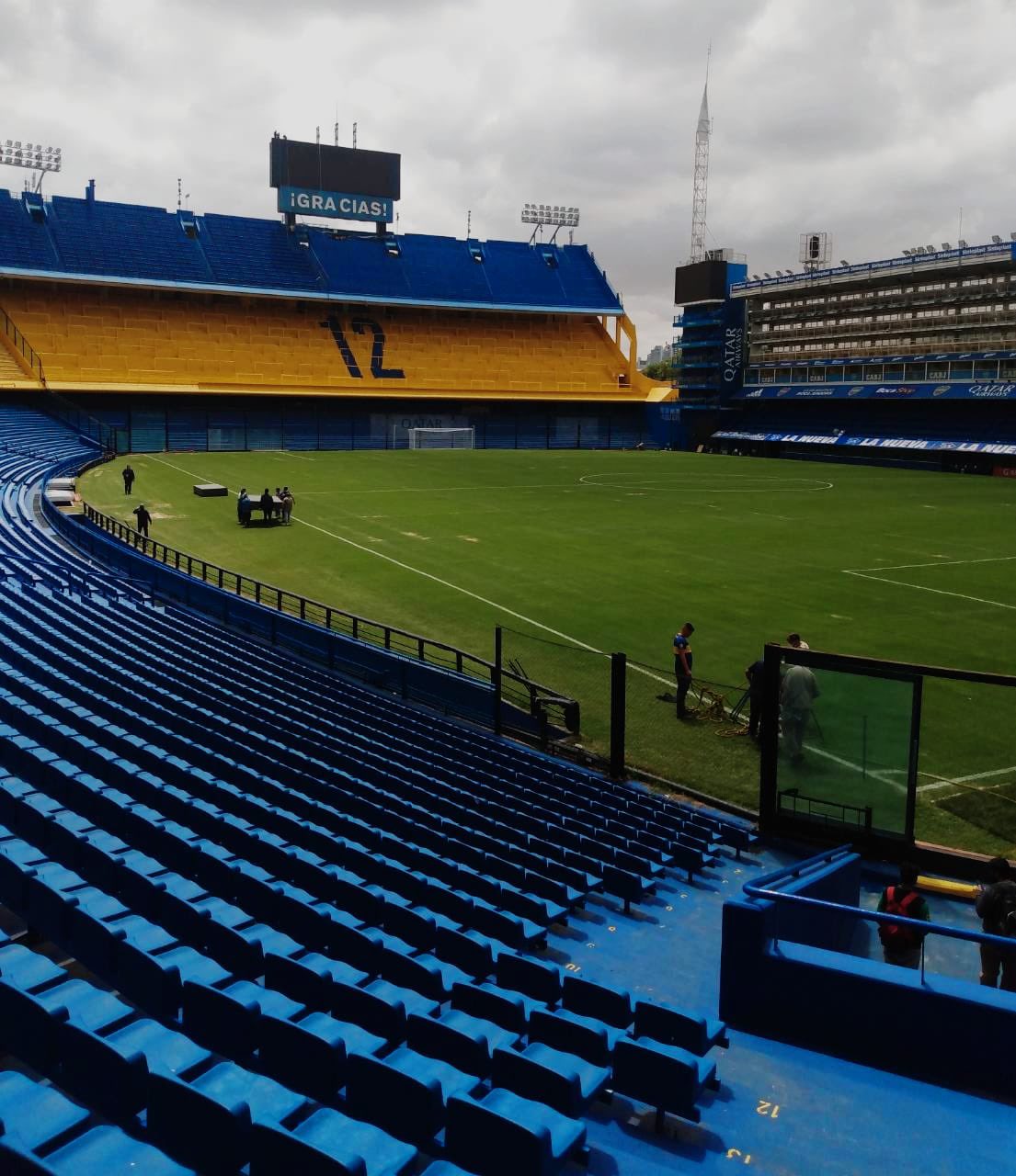 Video: así está La Bombonera a horas del Boca-Colón