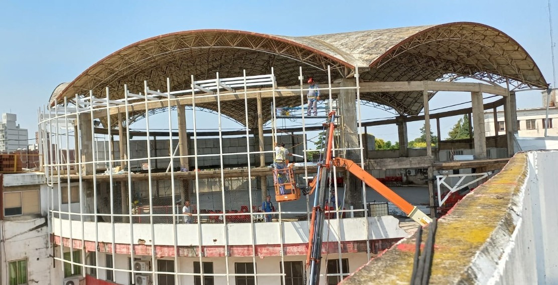 Continúan las obras en el Club Unión