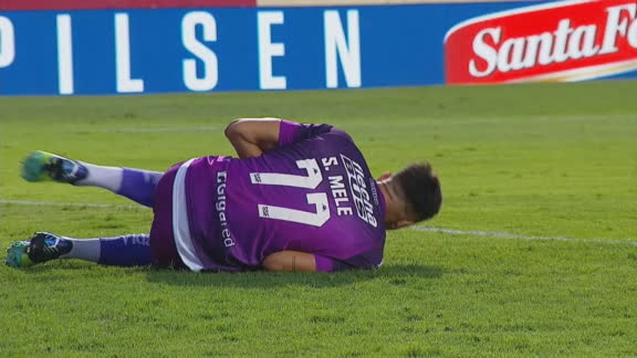 Mele, destacado por la Liga Profesional en su debut