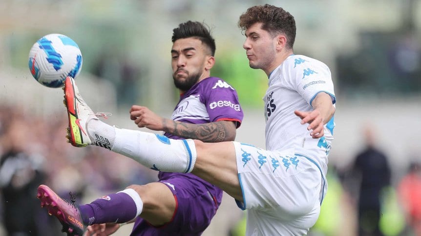 Nico González afilado: marcó el gol del triunfo de Fiorentina