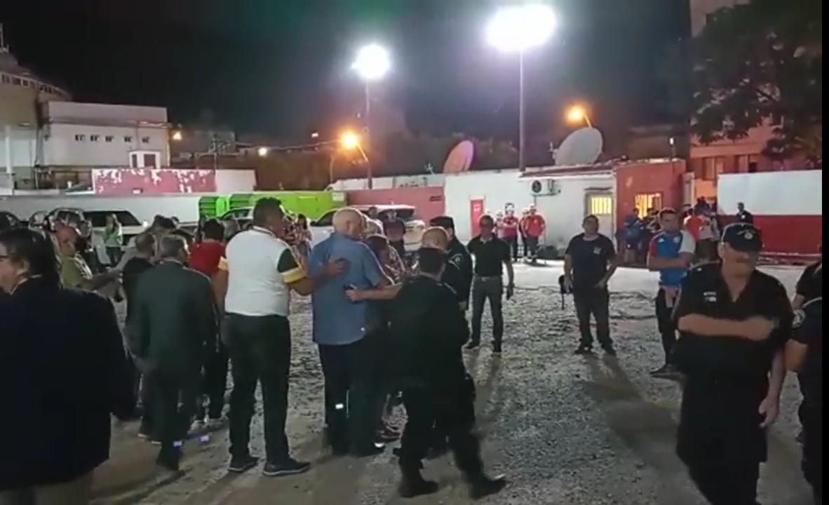Marcos Romero habló del incidente con un efectivo policial en cancha de Unión