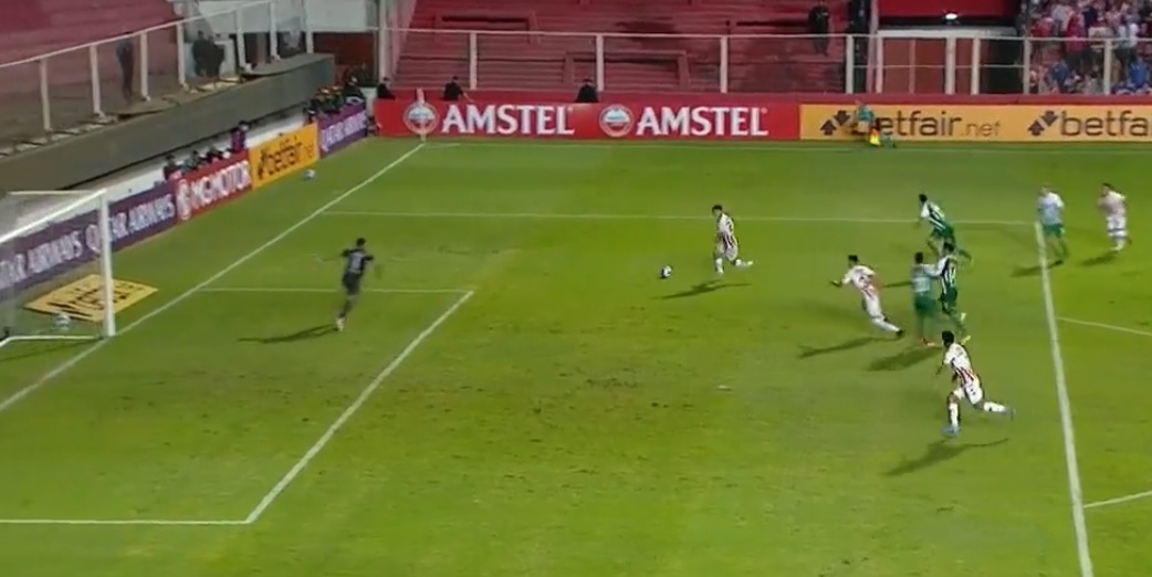 Video: el increíble gol que le anularon a Unión