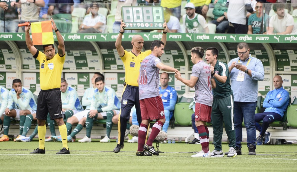 Fluminense le sacó un empate a Palmeiras, pero se va preocupado: se lesionó su figura