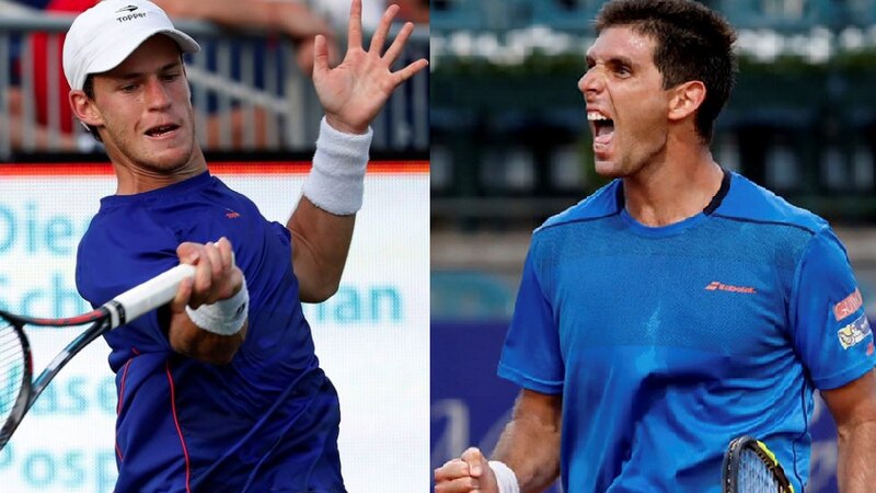 Mal comienzo de semana para para Schwartzman y Delbonis