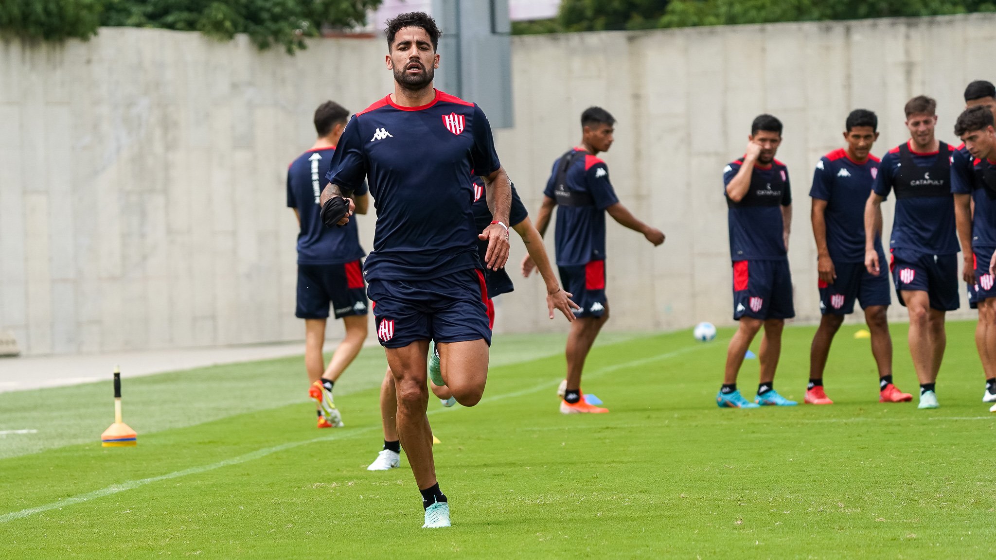 Unión entrenó por la mañana en Colombia pensando en el partido con Junior