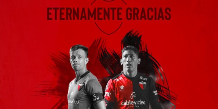 Colón despidió a Burián y Aliendro por redes sociales
