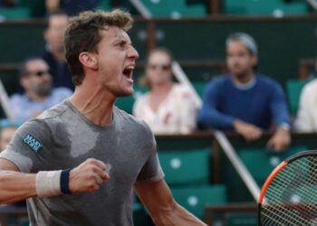 Renzo Olivo fue el único argentino en avanzar de ronda en la qualy de Wimbledon