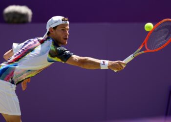 Diego Schwartzman quedó eliminado del Torneo de Eastbourne en su debut
