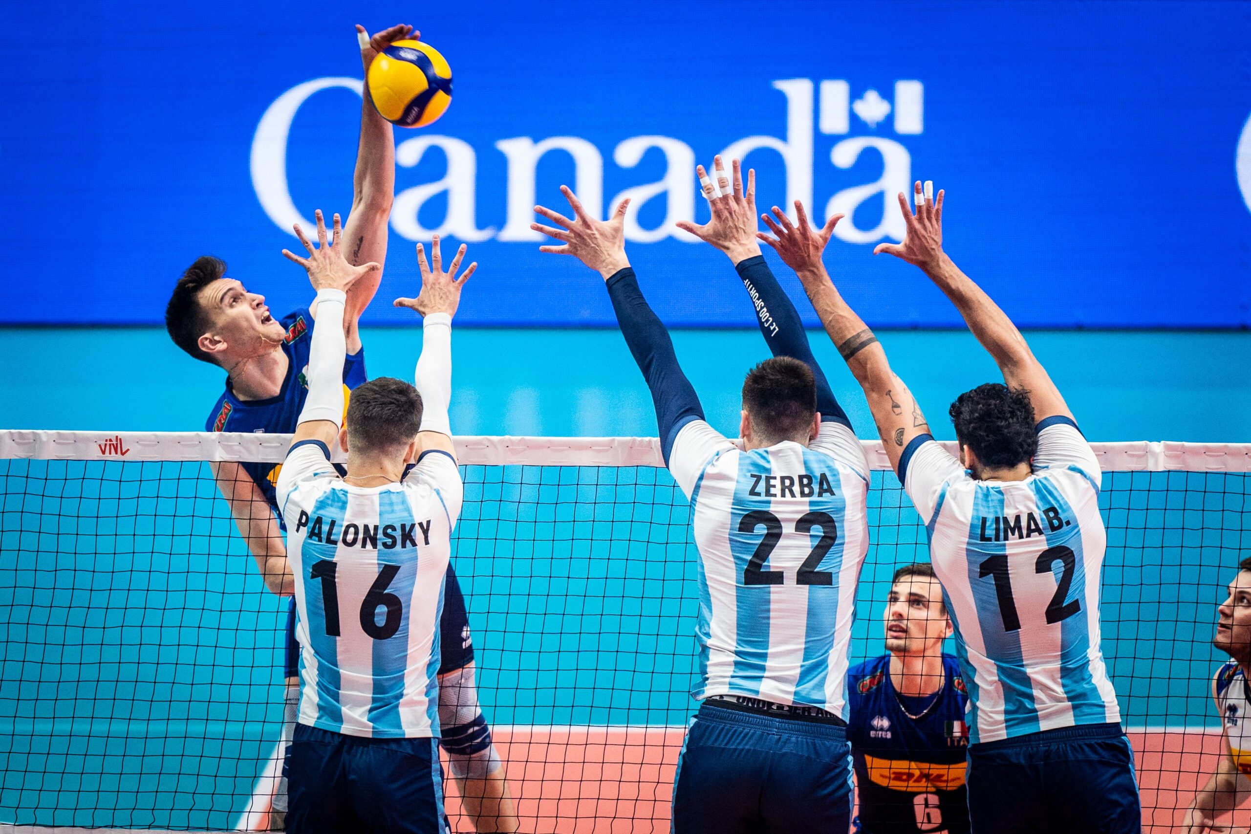 Voley: Argentina no pudo con Italia y cerró con una derrota la primera parte de la VNL