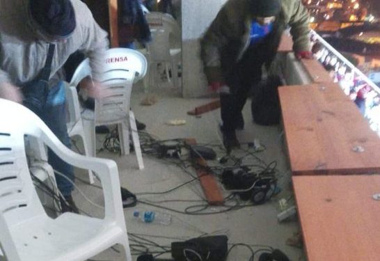 Con fotos y videos, la prensa uruguaya denunció agresiones de hinchas de Unión