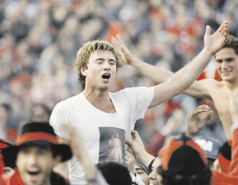 Como hace 27 años, el hincha volvió a corear:  «Chupeeeete… Chupeeeete»