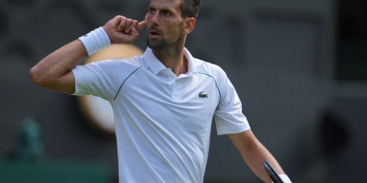 Novak Djokovic dio vuelta el resultado y es semifinalista de Wimbledon