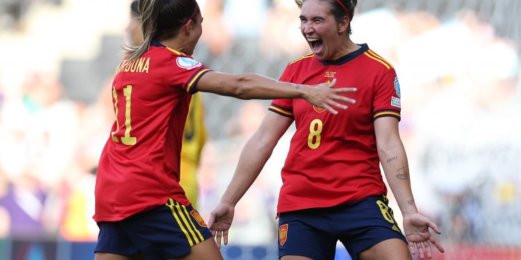 España goleó a Finlandia en la Eurocopa Femenina de Fútbol