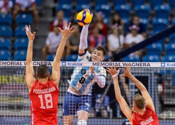 La Selección Argentina de Voley derrotó a Serbia en un partido amistoso