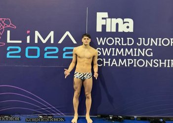 Dante Nicola, nadador Tatengue, se metió en las semis del Mundial Junior de Natación