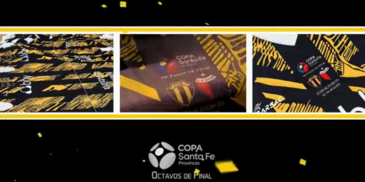 La camiseta especial de Libertad de Sunchales para el histórico encuentro ante Colón