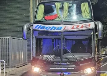 Una mujer atacó a piedrazos el micro de Unión en La Plata y fue aprehendida