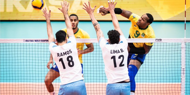 Argentina no pudo con Brasil y quedó afuera del Mundial de Voley
