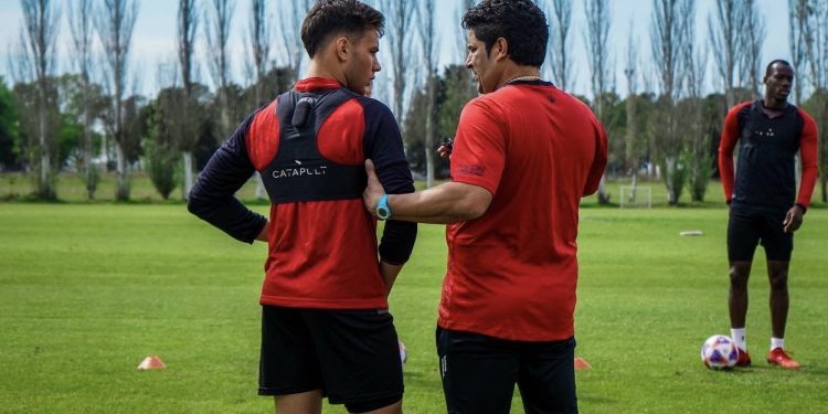Marcelo Saralegui habló luego de su primer entrenamiento con el plantel de Colón