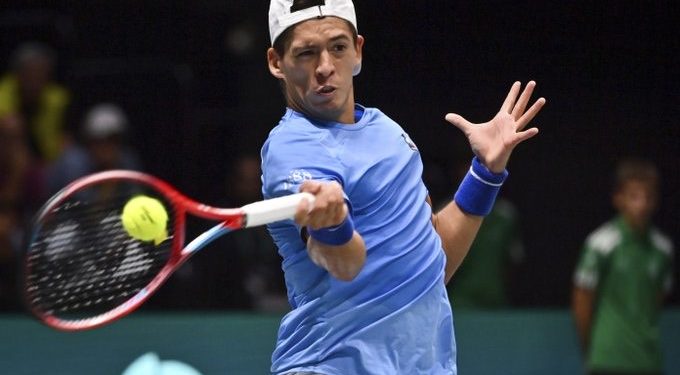Argentina perdió su primer punto ante Italia en la Copa Davis