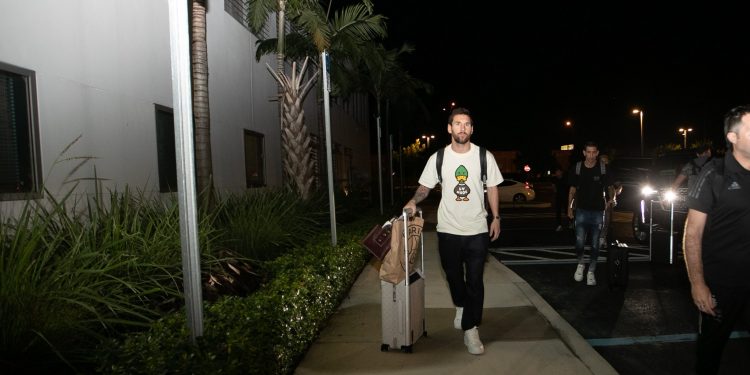 Lionel Messi se sumó al plantel de la Selección Argentina