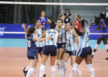 Argentina le ganó a Francia en el Torneo Preparatorio para el Mundial de Voley