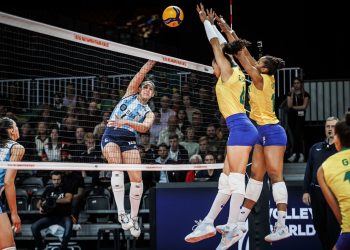 Las Panteras perdieron ante Brasil en el Mundial de Voley