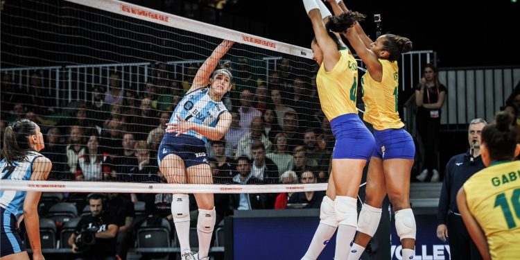 Las Panteras perdieron ante Brasil en el Mundial de Voley